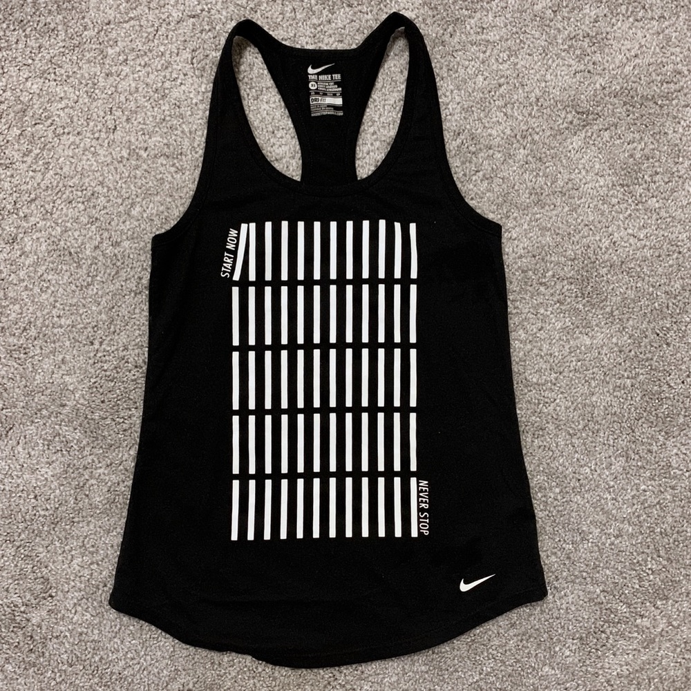 Nike Dri Fit XS Tank Top Black